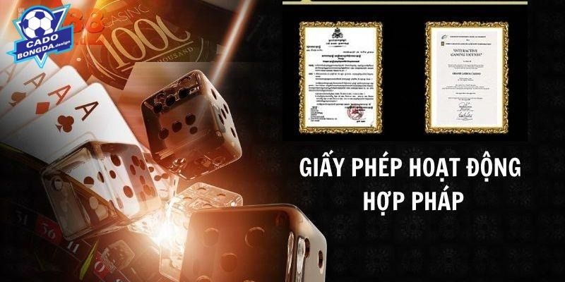 Giấy phép hoạt động và sự uy tín vượt trội của nhà cái J88